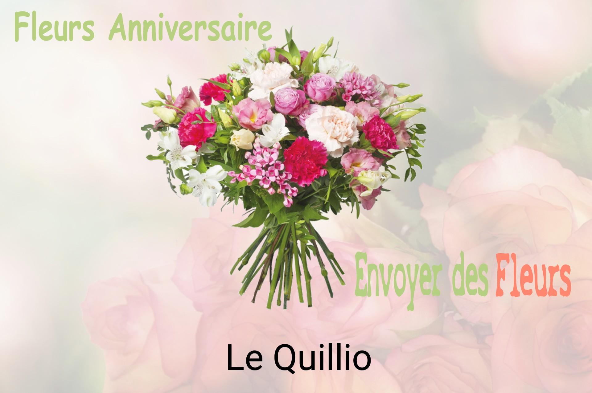 Bouquet de fleurs d’anniversaire livré à Le Quillio