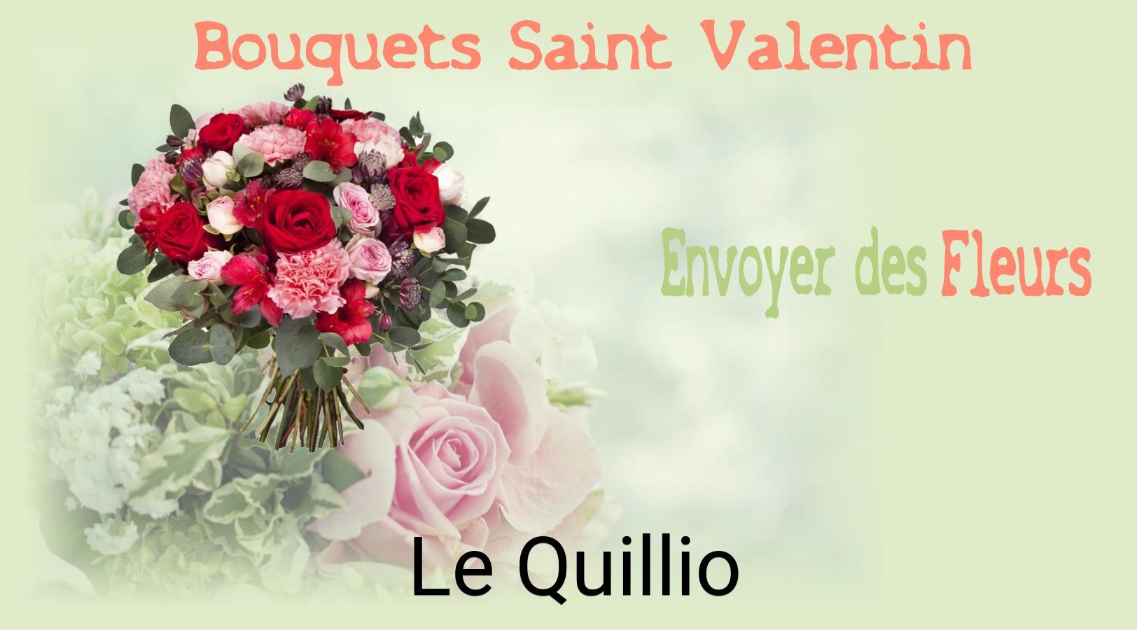 Roses de Saint-Valentin livrées à Le Quillio